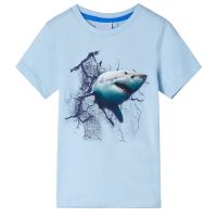 Tricou pentru copii, albastru deschis, 140