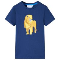 Tricou pentru copii, albastru închis, 92