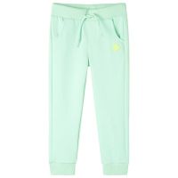 Pantaloni de trening pentru copii, verde aprins, 92