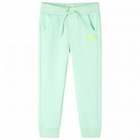 Pantaloni de trening pentru copii, verde aprins, 116