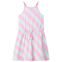Rochie pentru copii cu șnur, fără mâneci, roz, 116