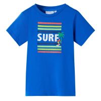 Tricou pentru copii, albastru aprins, 104