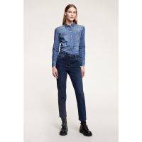 Blugi slim fit cu talie medie