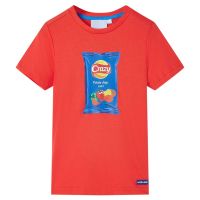Tricou pentru copii cu mâneci scurte, roșu, 116