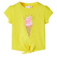 Tricou pentru copii, galben, 104