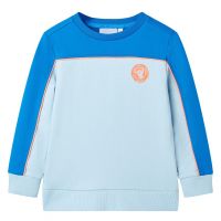 Bluzon pentru copii, albastru aprins și albastru deschis, 116