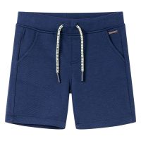 Pantaloni scurți pentru copii cu șnur, albastru închis, 104
