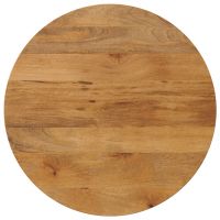 vidaXL Blat de masă rotund, Ø 90x2,5 cm, lemn masiv de mango brut