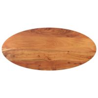 vidaXL Blat de masă oval, 110x50x3,8 cm, lemn masiv de acacia