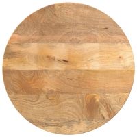 vidaXL Blat de masă rotund, Ø 40x3,8 cm, lemn masiv de mango brut