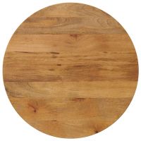vidaXL Blat de masă rotund, Ø 70x2,5 cm, lemn masiv de mango brut