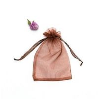 Saci Organza 100 buc cafea XL