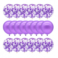 Baloane pentru ziua de nastere 20 buc violet deschis
