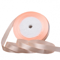 Panglică satinată 25 mm / 22 m caisă