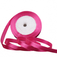 Panglică satinată 50 mm / 22 m roz închis
