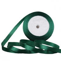 Panglică satinată 50 mm / 22 m verde inchis