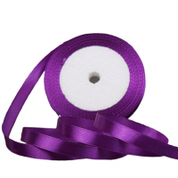 Panglică satinată 50 mm / 22 m violet închis