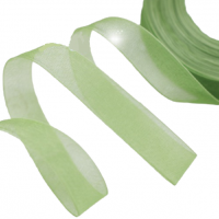 Panglică șifon 12 mm / 46 m menta verde