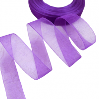 Panglică șifon 12 mm / 46 m violet