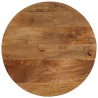 vidaXL Blat de masă rotund, Ø 50x2,5 cm, lemn masiv de mango brut