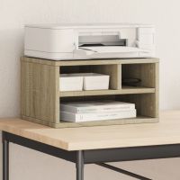 vidaXL Suport imprimantă, stejar sonoma, 40x32x22,5 cm, lemn prelucrat