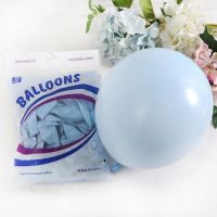 Baloane pastelate 30 buc albastru L