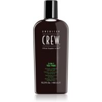 American Crew Hair & Body 3-IN-1 Tea Tree sampon, balsam si gel de dus 3in1 pentru barbati