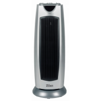Aeroterma ceramica turn Zilan ZLN-8342, 2000 W, Oscilanta, 2 trepte de putere, Gri