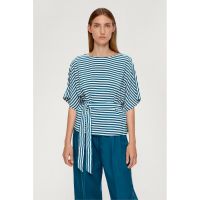 Bluza cu dungi si snur in talie