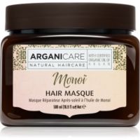Arganicare Monoi Hair Masque masca de par regeneratoare dupa expunerea la soare