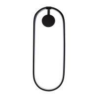 Aplică de perete neagră LED Can – Opviq lights