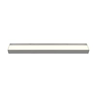 Aplică de perete argintiu-lucios LED (lungime 60 cm) Rocco – Trio