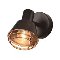 Aplică de perete neagră din metal Neria – Candellux Lighting
