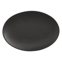 Farfurie din ceramică Maxwell & Williams Caviar, 35 x 25 cm, negru
