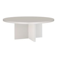 Măsuță de cafea albă rotundă ø 80 cm Pausa – Really Nice Things