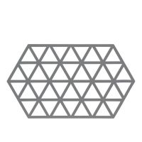 Suport din silicon pentru oale fierbinți Zone Triangles, gri