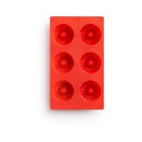 Formă din silicon pentru mini pandișpane Lékué, roșu