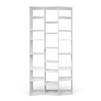 Bibliotecă TemaHome Valsa 007, alb