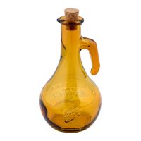 Oțetieră din sticlă reciclată Ego Dekor Di Vino, 500 ml, galben