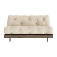 Canapea crem extensibilă 160 cm Roots – Karup Design