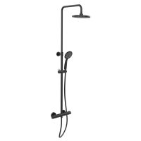 Set de duș negru din oțel inoxidabil 120 cm Young – Wenko