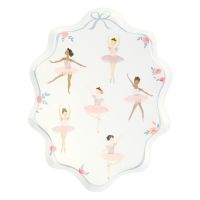 Tăvi de unică folosință 8 buc. din hârtie Ballerina – Meri Meri