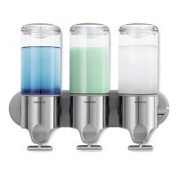 Dispenser de săpun de perete din oțel inoxidabil, argintiu, 1,32 l - simplehuman