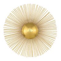 Aplică de perete aurie ø 50 cm Sun – Antic Line