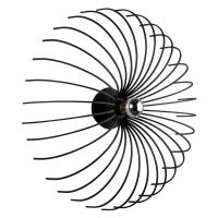Aplică Opviq lights Aspendos, ø 56 cm, negru