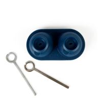Formă de gheață albastră din silicon Barcraft - Kitchen Craft