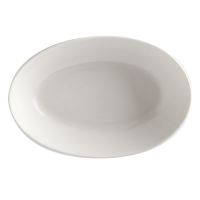 Farfurie adâncă din porțelan Maxwell & Williams Basic, 20 x 14 cm, alb