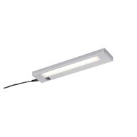 Aplică de perete argintie LED (lungime 34 cm) Alino – Trio