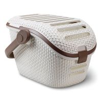 Cutie de transport pentru animale Curver Vintage, alb