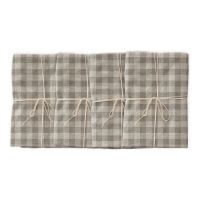 Set 4 șervețele textile Really Nice Things Grey Vichy, 43 x 43 cm